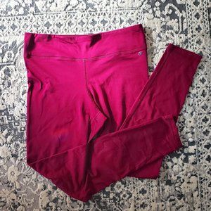 Cozy Fleece Lined Dark Rose Leggings, Champion, XL